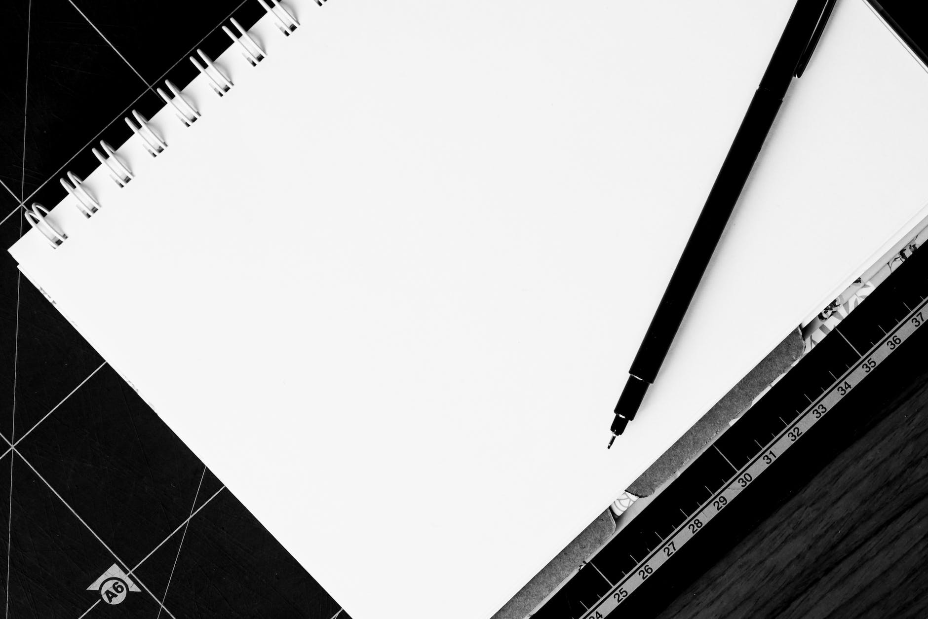 black pen