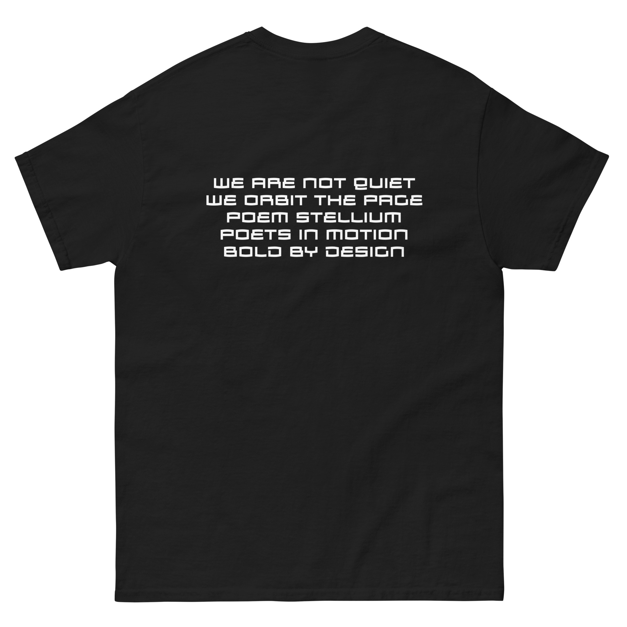 Black Poem Stellium Unisex classic tee - Image 2